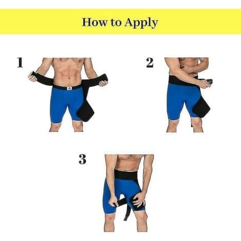 Hip Compression Support, Sciatic Nerve Pain Relief, Thigh Hamstrings