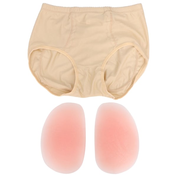 Undies Women Buttocks Cushion Silicone Buttock Enhancer Reusable Buttocks EnhancersYellowS