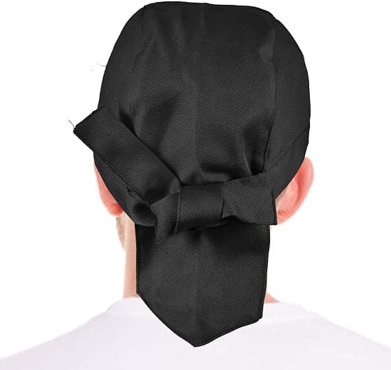 Set med 4 kockmössor, justerbar kockbandana i polybomull, kockhatt_tfrf