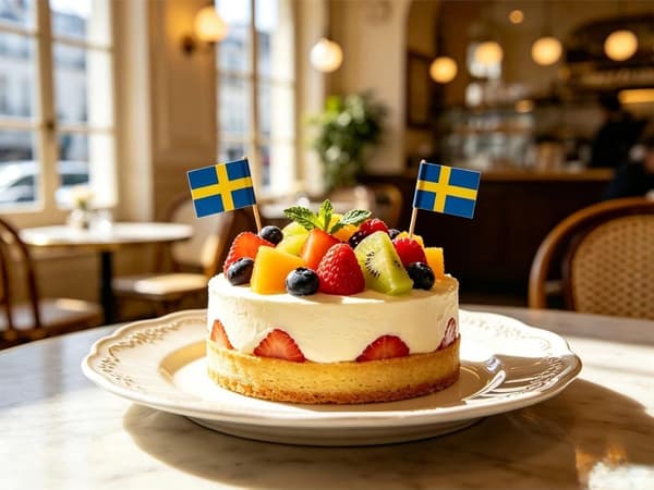 50 nationella flaggval, svenska fruktval, matdekorationsval för VM
