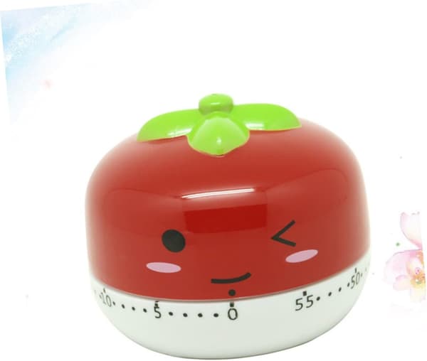 2 Pieces Red Kitchen Timer Vegetable Cooking Timer Cute Kitchen Timers Alarm Clocks Kitchen Timer Kitchen Tomato Timer Kitchen Reminder