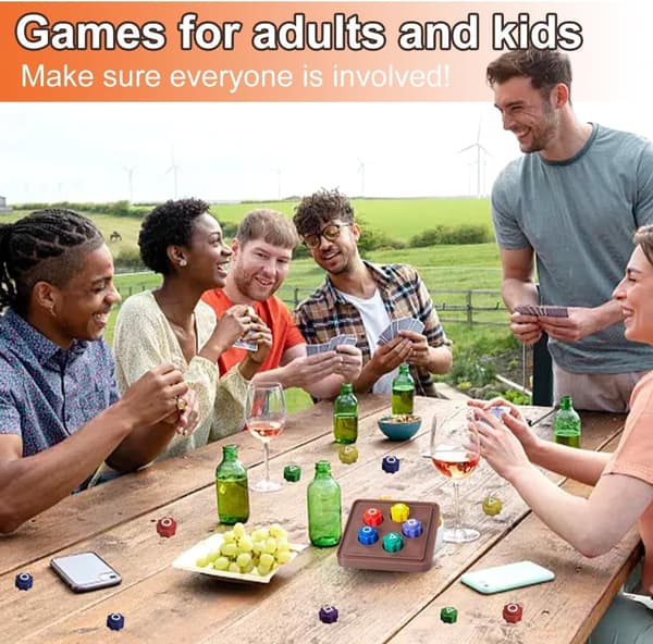 Squid Game-inspired 5-in-1 Activity Set Motor Skill Development Toy Montessori Training Hand-Eye Coordination Educational Games for Kids