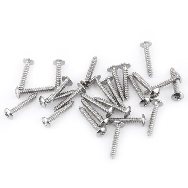 Self-tapping Screws Stainless Steel 200pcs M3 Pan Flat Truss Head