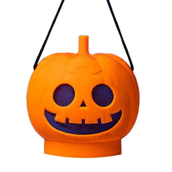 En Halloween Jack-O-Lantern för inomhus/utomhus, lysande Jack-O-Lantern/Skalle
