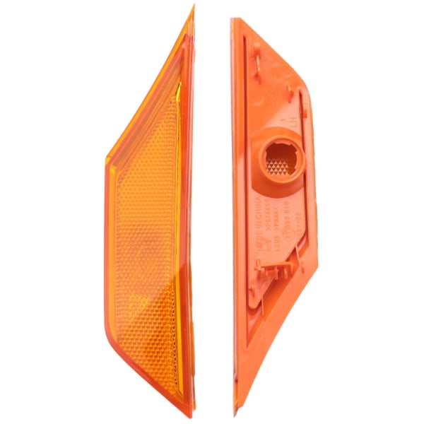 1 sæt sidemarkerlampe-linser kompatibel med 2016-op 10. generation Sedan/coupe/hatchback (orange)