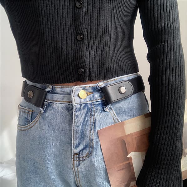 2 stk Midjebeltespenne Fritt Justerbart Belte Unisex Elastiske Belter