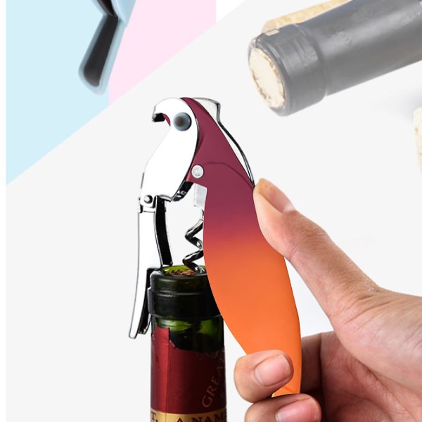 Rostfritt stål papegoja vinöppnare Creative vinflasköppnareA B A B