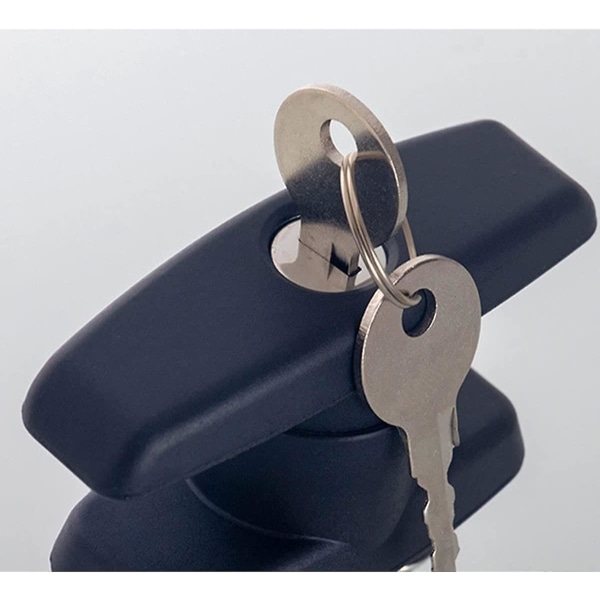 Skabsdørslås med nøgler Skabslås Skabsdørsgreb Hardware Dørslåse Tilbehør (2 stk)