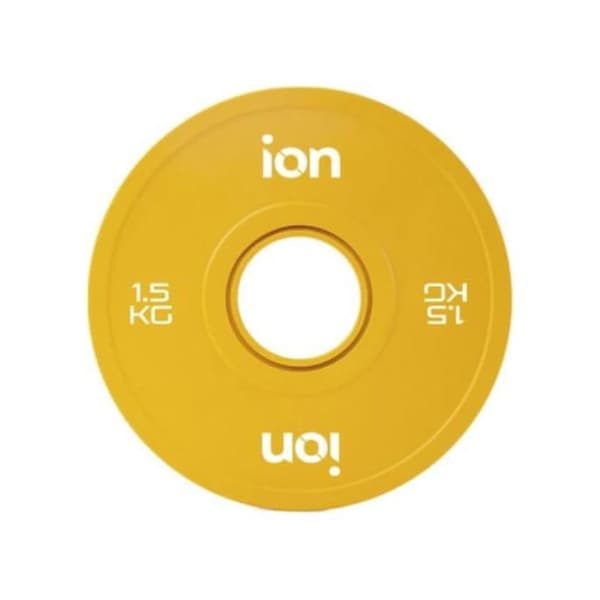 Fraktionel Olympisk Vægtskive - 0,5 til 2,5 kg - SBR-gummi og stål - 51 mm hul - Til vægtløftning