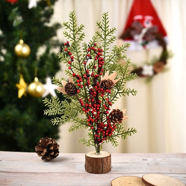 Mini julgranar bordsgranar konstgjorda julgranar med