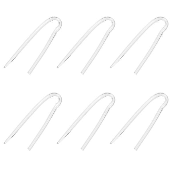 6 stk. Hørselshjelp-rør - Premium, holdbare og robuste - 7x3x0,5 cm