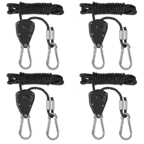 Justerbar Ratchet Rope Ratchet Strap Heavy Duty Rope Rope Ratchet4 stksort
