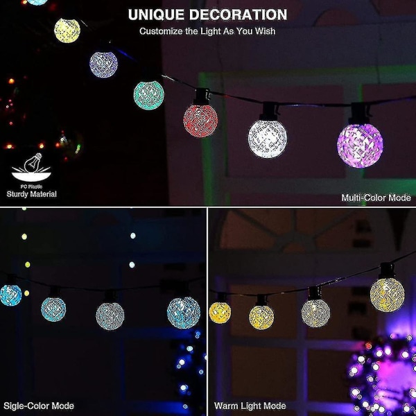 Udendørs String Lights - G40 Terrasse Lights