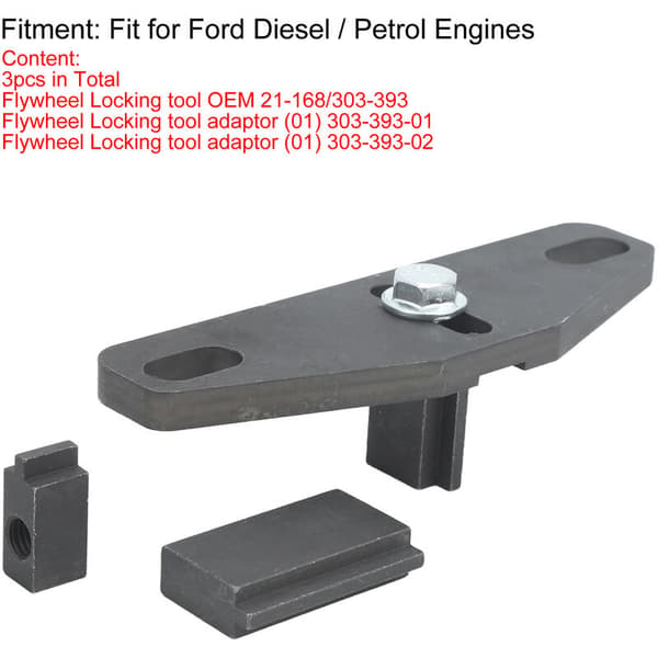 Flywheel Locking Tool, 303-393/01/02 Flywheel Locking Tool Set for Diesel/Petrol Engines