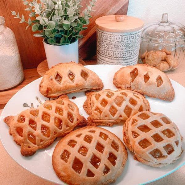 (Halvsirkel Individuell Pakning) Eplepai/Kake Bakeform
