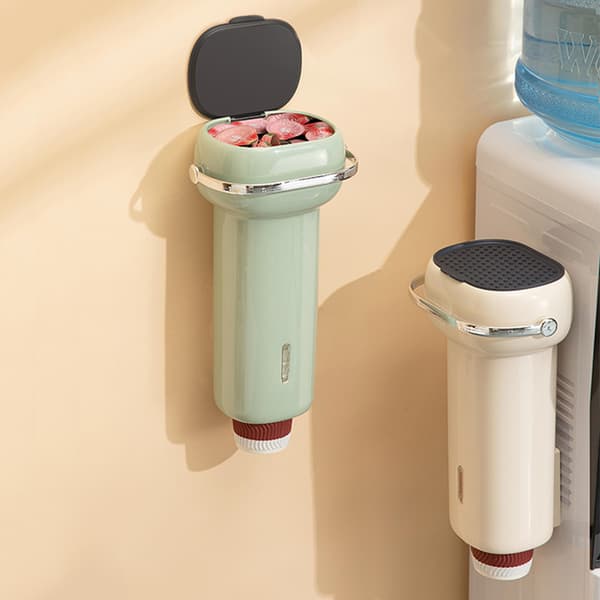 Paper Cup Holder, Wall Mounted, Punch-Free Storage