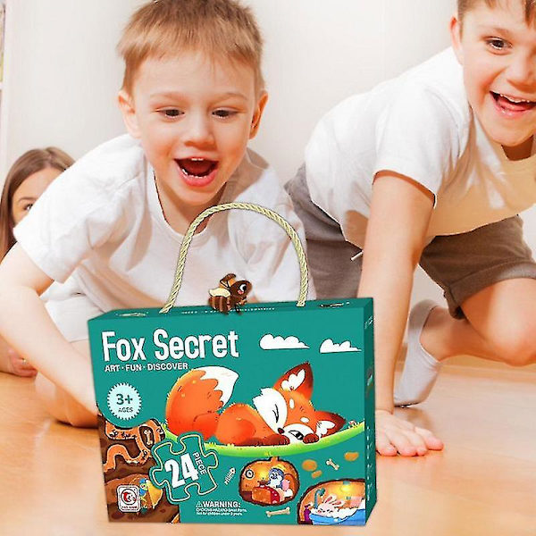 Djurpussel för barn 22 pussel för småbarn Lärande pedagogiska pusselleksaker för pojkar och flickor 3-12 år Barnset