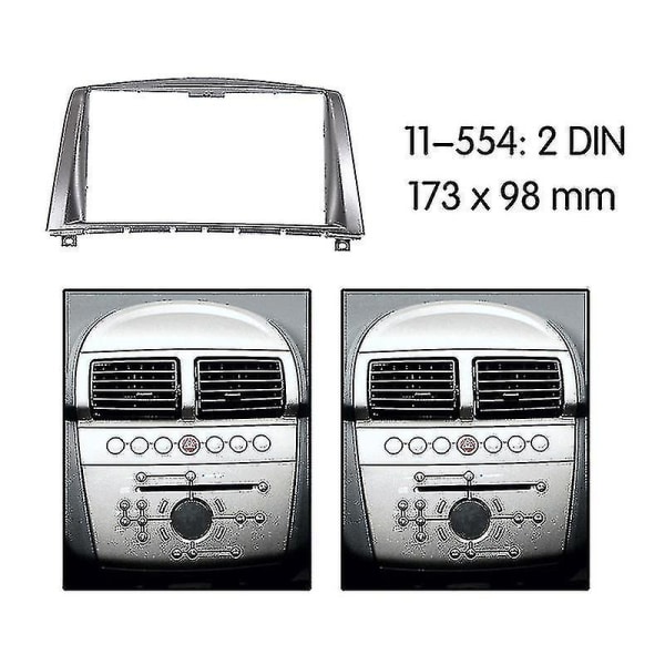 2 Din Radio GPS DVD Stereo CD Paneeli Kojelaudan Asennus Trimmi Sarja L Proton Gen-2 2004+ Henkilölle