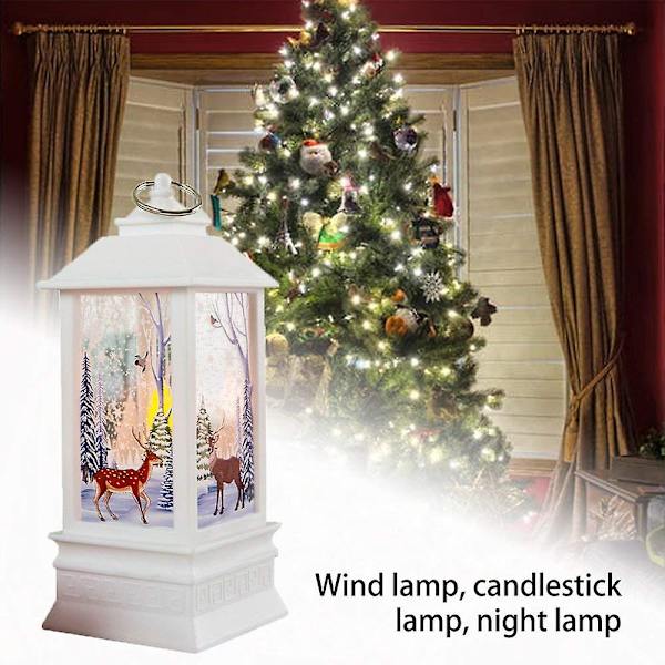 Julelykt Lysestake Lampe Nattlys Dekorasjon