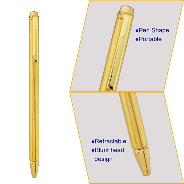 2 pcs Dowsing Rods, Retractable Divining Rods, Portable Pen-shaped L-rods, For Tools, Water Search etc.