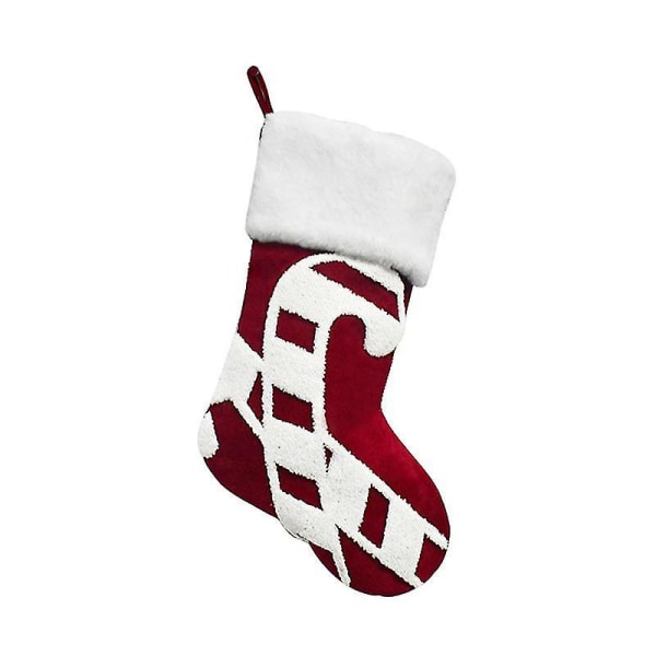 3 stk Jule Strømper Store Jule Strømper 3D Polyester Sokker Gaveposer Med Reinsdyr Mønster