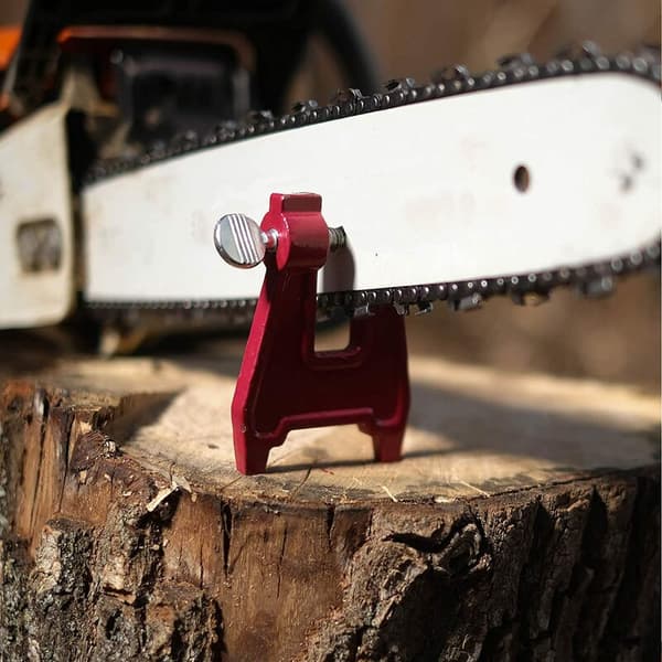 Chainsaw Stump Vise, Chain Guide Clamp, Portable Chainsaw Sharpening Clamp, Guide Bar Support
