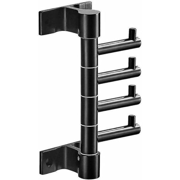 Heavy Duty Wall Hooks with 4 Swivel, Foldable Arms