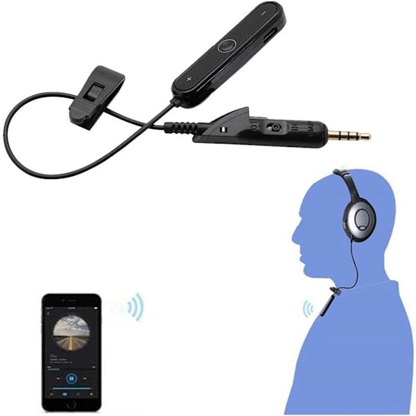 2 Pieces Wireless 4.1 Receiver Adapter Cable Replacement USB Cable QuietComfort QC15