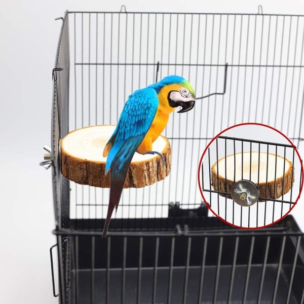 Fågelleksak 8 delar Fågeltuggleksak, Parrot Parakeet Toy Set, Parakit, Ara
