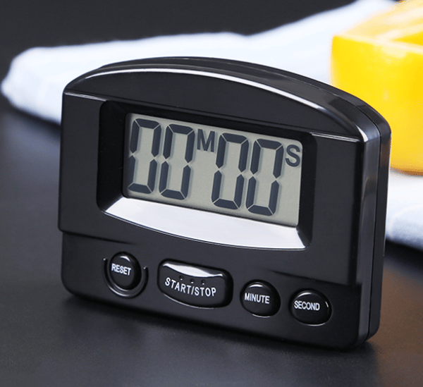 Sort, køkkentimer, elektronisk magnetisk digital køkkentimer 2