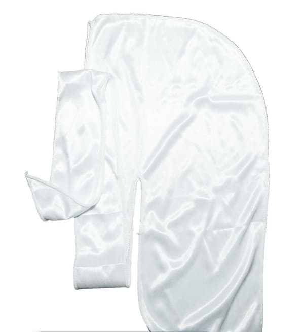 Durag do-rag dew-rag doo-rag Vit hvid Vit white