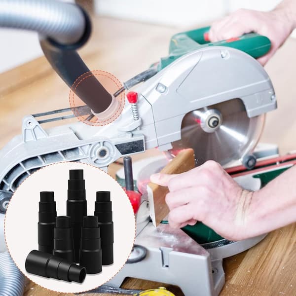 6-pack dammsugarslangadapter 4-lager 25-42mm - Universal dammsugarslanganslutning - Reduceringsadapter för dammsugartillbehör