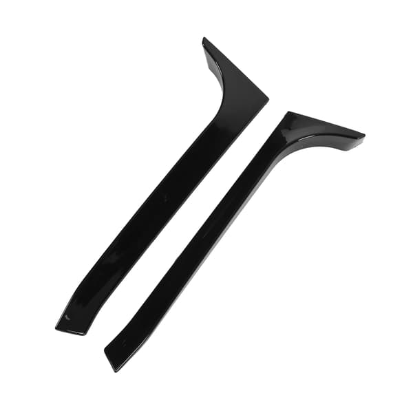2nd REAR WINDOW Side Spoiler Gloss Black Left Right ABS Heat Resistant Replacement for GTR 2008-2013