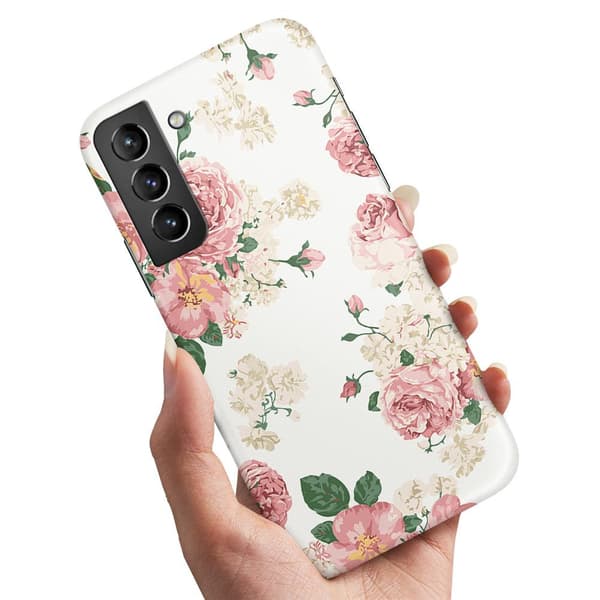 Deksel / Mobildeksel til Samsung Galaxy S22 - Retro Blomster multifärg multicolor