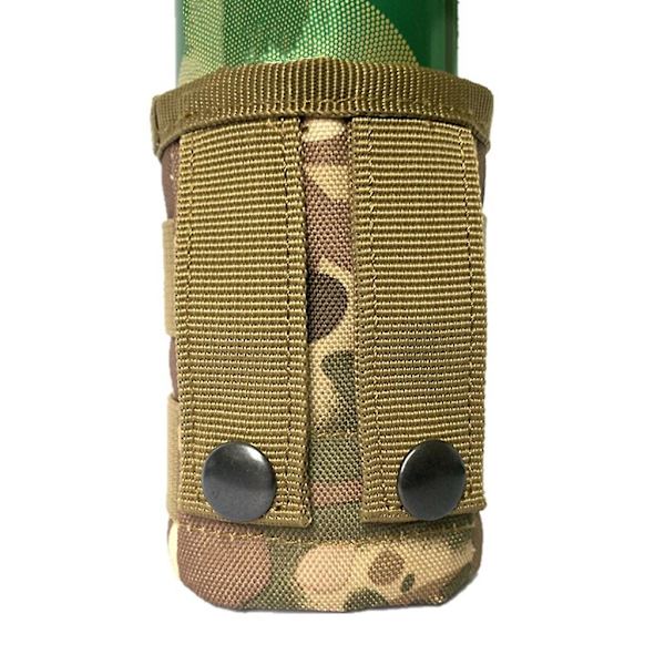 Hærpose Øl Flaske Dæksel Militær Mini Miniature Personlig Drikkeflaske Tasker Sort