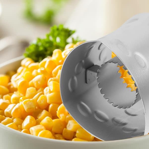 Stainless Steel Corn Peeler and Corn Remover with Non-Slip Handle Easy to Use
