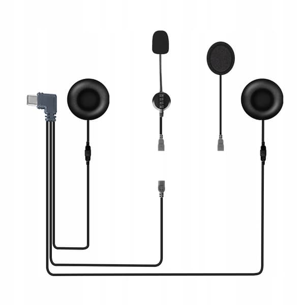 EJEAS Q8 Helmet Headset, USB C, Two Microphones