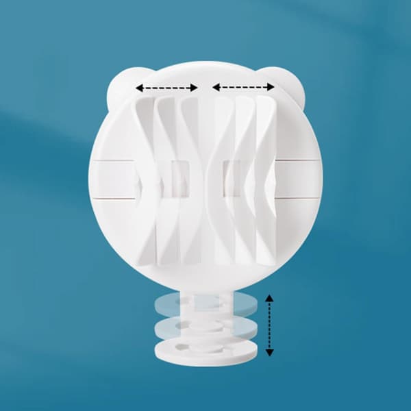 Simple wall mount for most electric toothbrushes