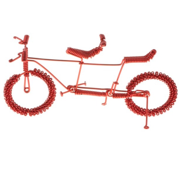 Handgjord cykelleksak i metall kontorsbord monterdekoration Handgjord cykelleksak i metall