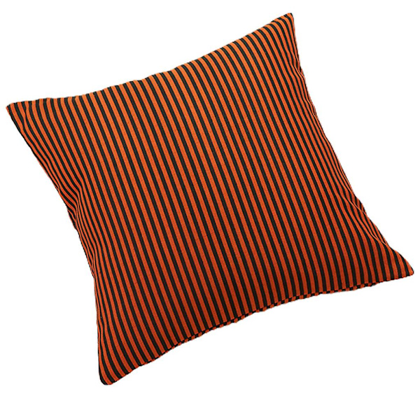 65x65cm Halloween Orange Svart Mesh Putesett Soveværelse Sofa Putetrekk Putesett Hjemmedekor