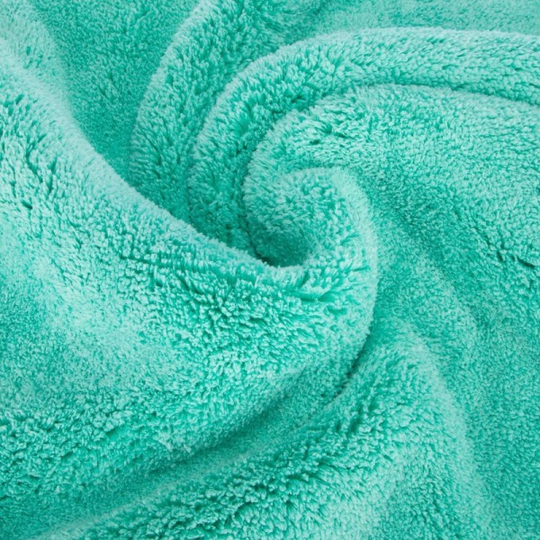 Høytetthet dobbeltsidig korallfleece bilvaskeklut, tykk bilvaskklut 40 * 40 cm (2 stk grønn)