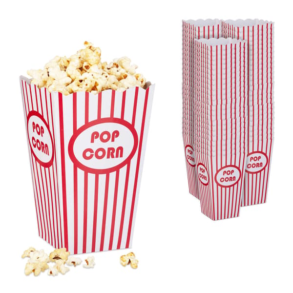 Popcornipussit, 72 kpl, punainen/valkoinen 1520 1520