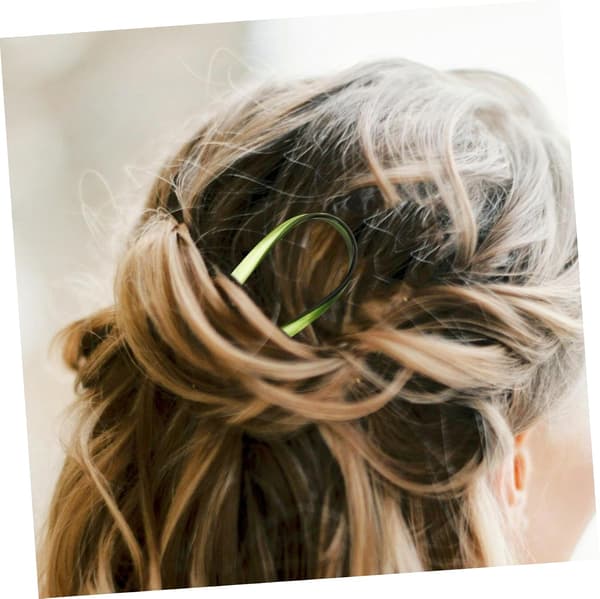 4 stk U-formede hårnåle Piger Hårnåle Stick Updo Chignon Nål til Kvinder Brude Rodet Knold