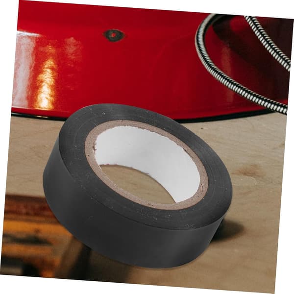 5 stk svart elektrisk tape hver for trådisolering multifunksjonell elektrikertape