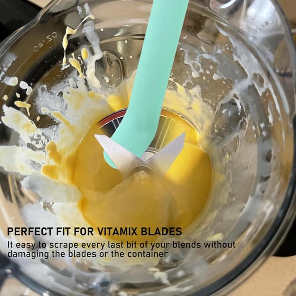 4-delt silikoneblender-skraber til Vitamix-blade, perfekt til under knivene og højtydende blendere, Blender Scr