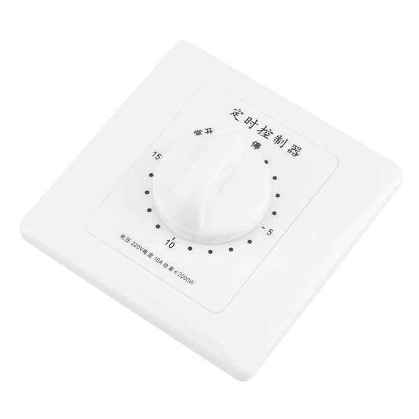 220V vandpumpe timer Mekanisk nedtælling indendørs Intelligent tidsafbryder (15 minutter) 0.1 0.1