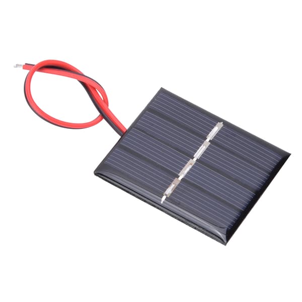 4 stk 0,36W 2V solcellepanel ladekort og elektronisk linje for små elektriske apparater
