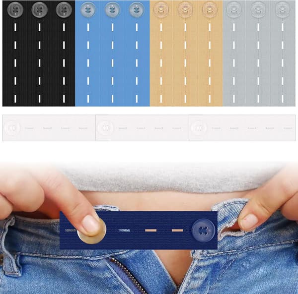 15 st byxförlängare för kvinnor, mammaknappsförlängare jeans