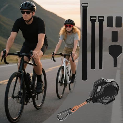 2.5m Automatic Retractable Bicycle Tow Rope