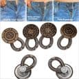 Metal Buttons for Trousers, Jeans or Skirts, Extender, Spring